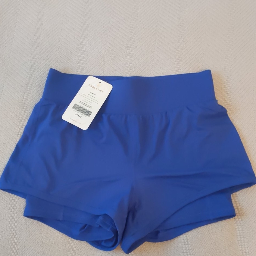 Blue Running Shorts w/ Pockets